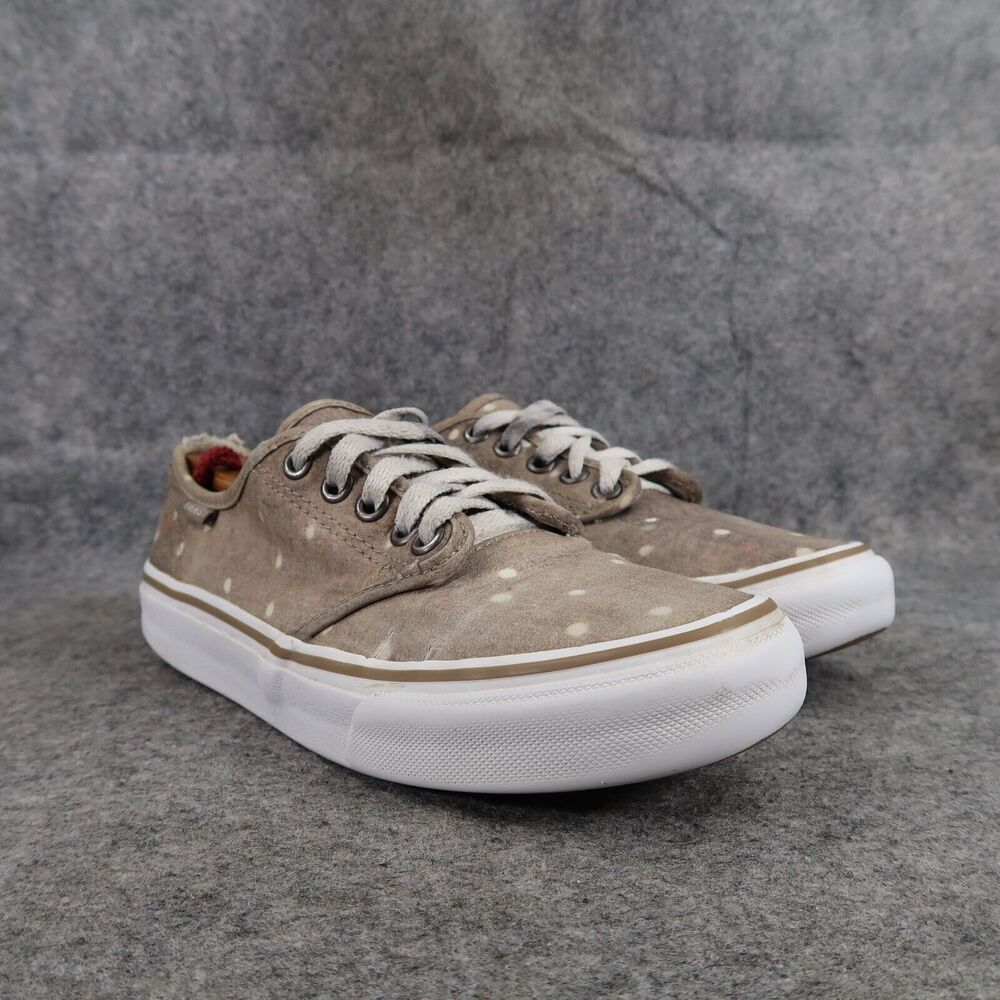 Vans Shoes Womens 6 Sneakers Camden Low Skate Casual Canvas Polka Dot Lace Up